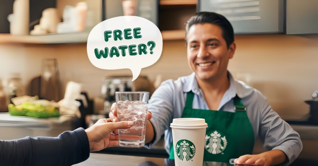 Water Free at Starbucks