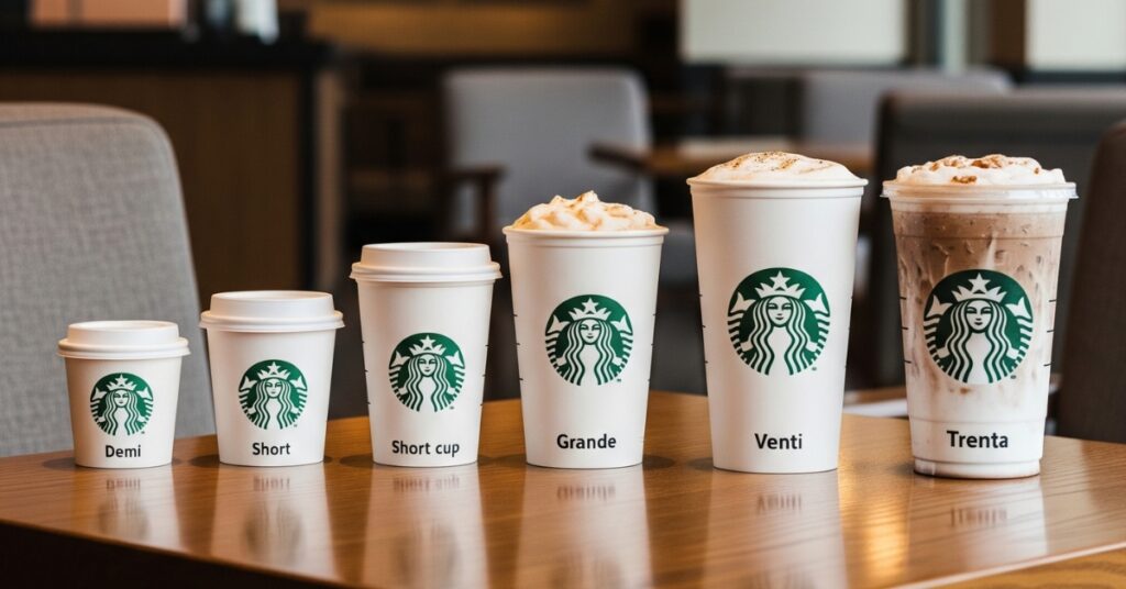 Starbucks Cup Sizes
