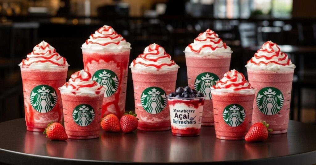 Starbucks Strawberry Drinks