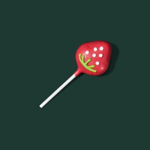 Strawberries & Cream Cake Pop