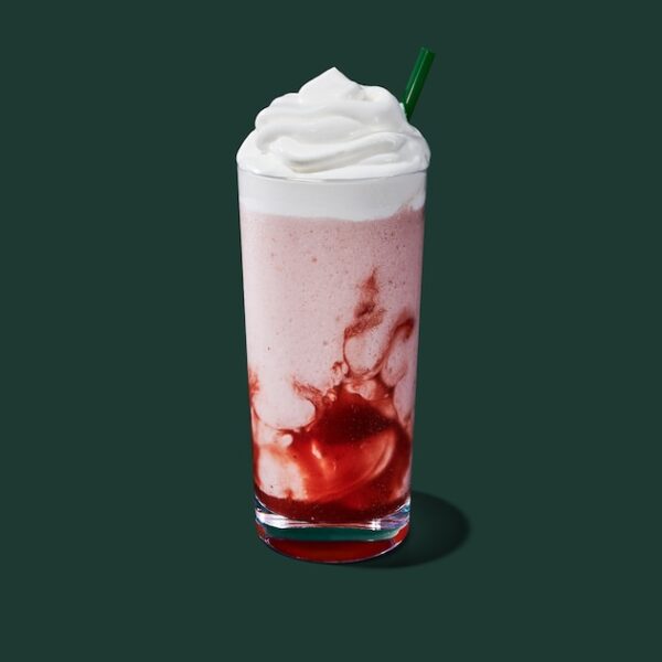Strawberry Crème Frappuccino® Blended Beverage