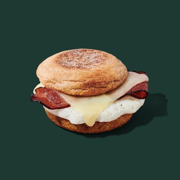 Turkey Bacon, Cheddar & Egg White Sandwich