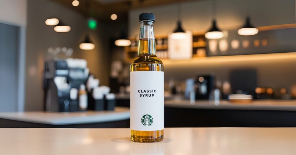 Classic Syrup at Starbucks