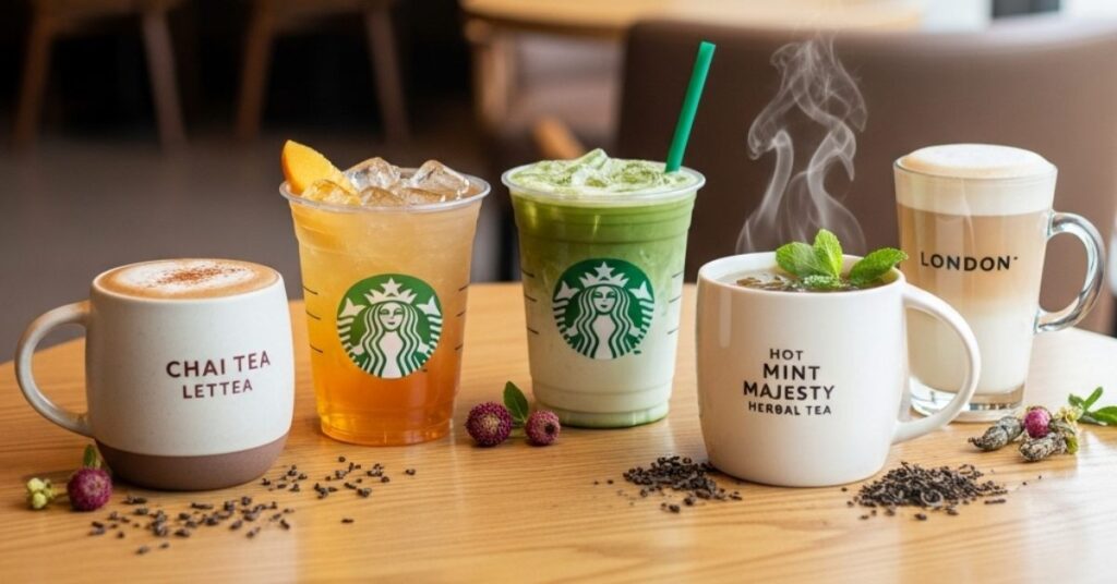 Tea at Starbucks